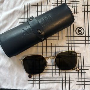 Ahlem Concorde aviator sunglasses || Gold